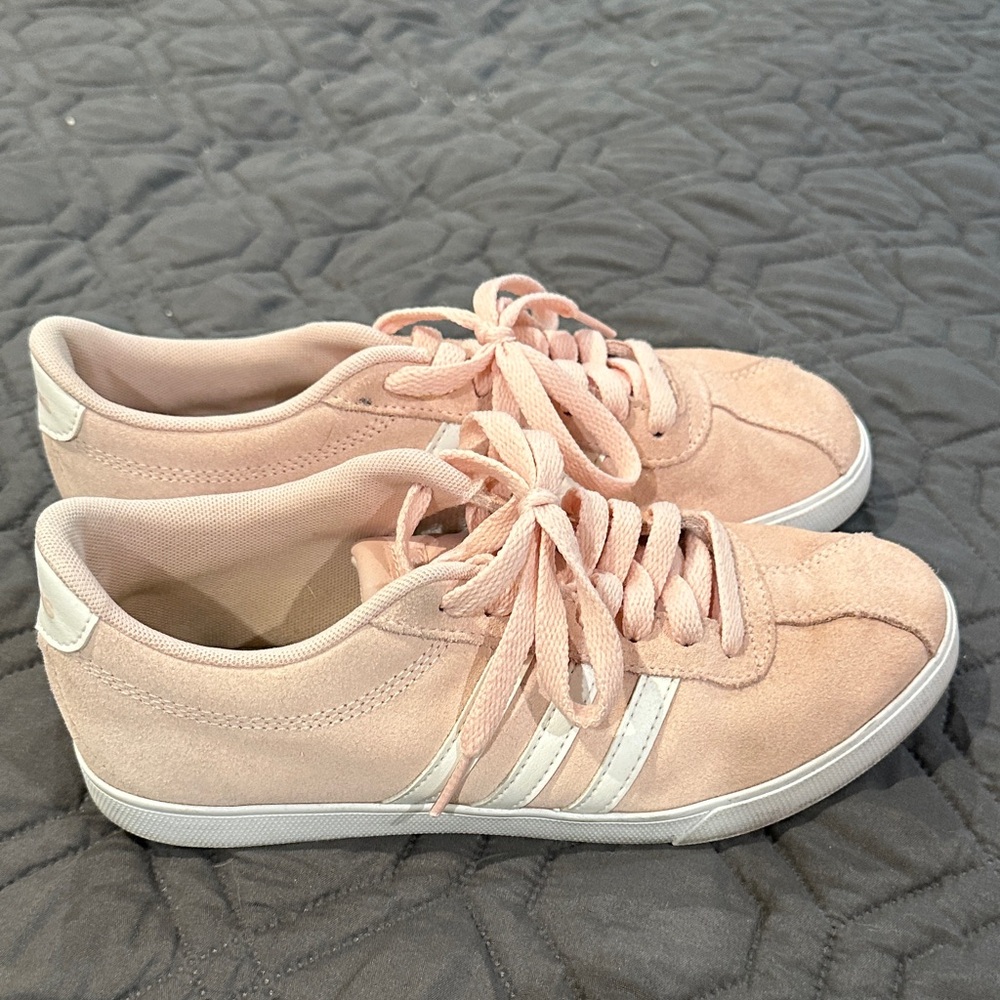 Adidas Neo Women's Suede Pink Sneakers